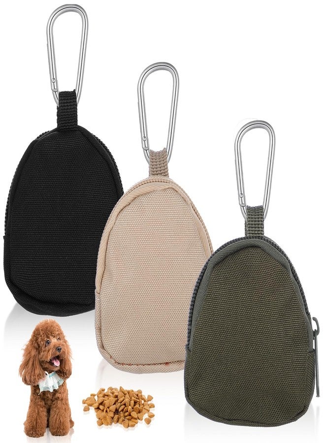 Matwsec Dog Treat Pouches for Pet Training Portable Puppy Dog Training Treat Pouch, Small Dogs Treat Bag for Leash, Reusable Dogs Treats Container with Carabiner Zipper Closure for Pet Walking - Image 1